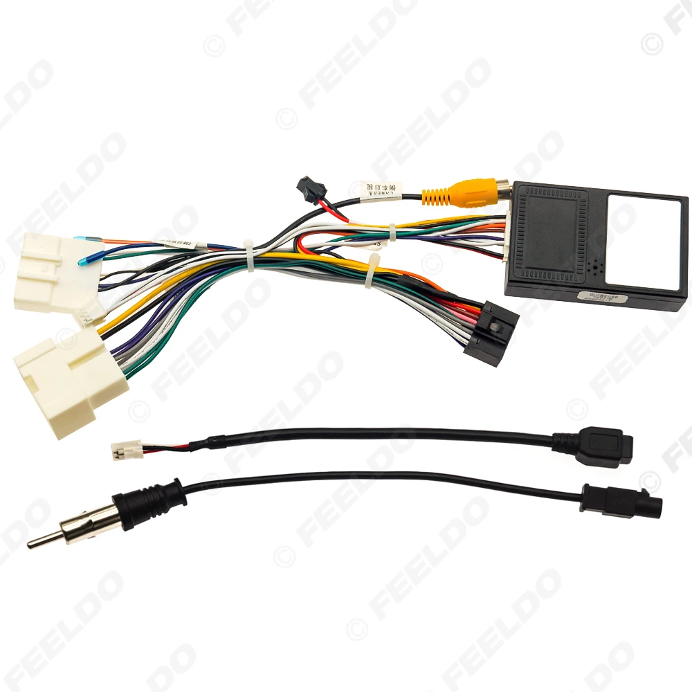 16PIN Power Cable Adapter for DVD Player Stereo Plug Car Audio Wiring Harness for Renault Captur Kadjar 2015