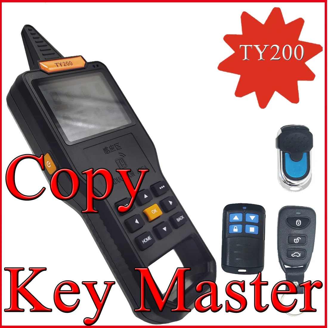 Universal Locksmith Tool TY200 Remote Control Copy Machine For Professional Technician Fixed/Rolling Code Auto Remotes Copier