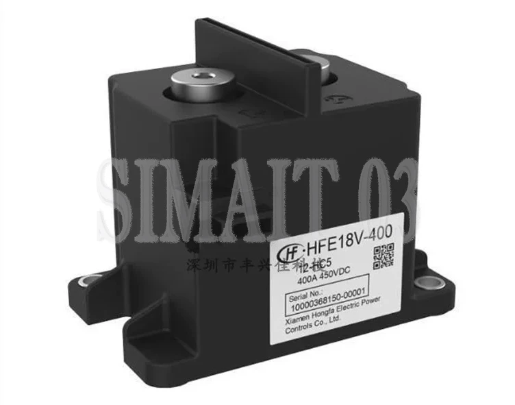 

Hongfa HFE18V-300/400 DC Contactor, 750VDC 300A 400A High Voltage Relay HC5 HC6