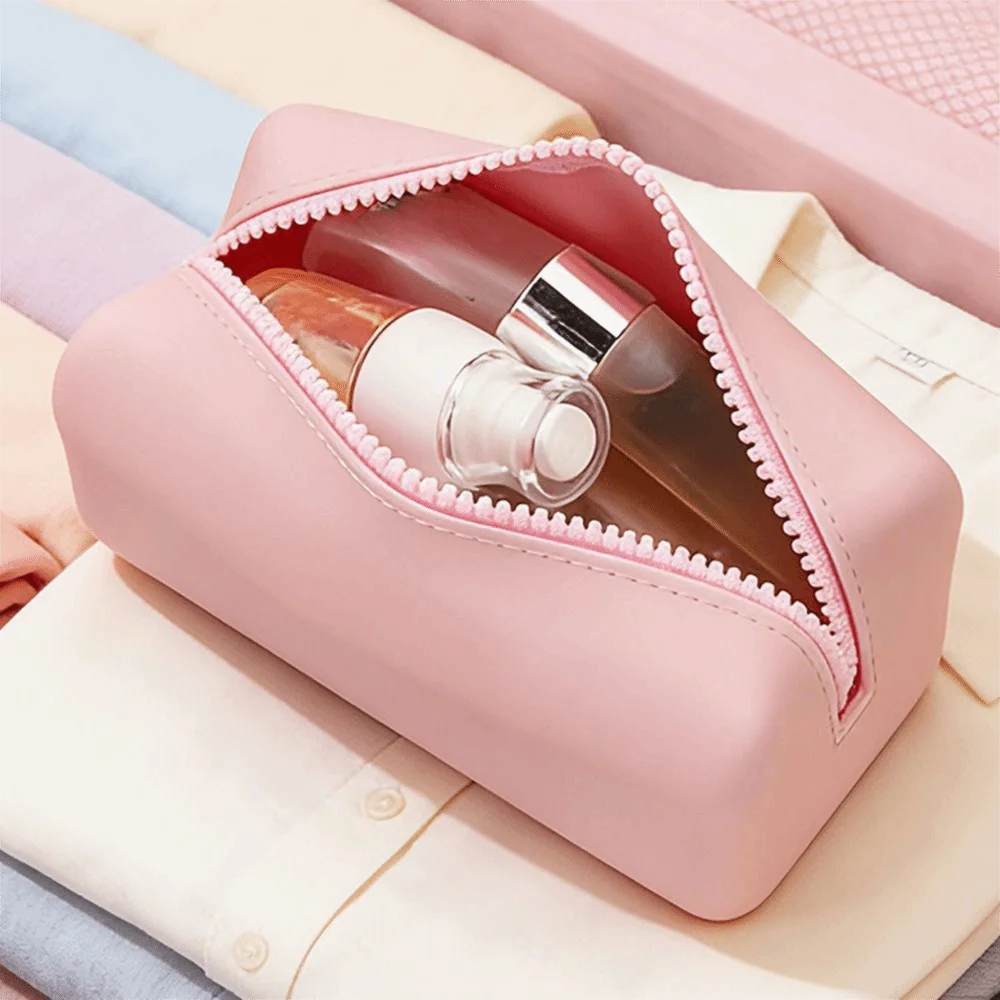 High Quality Silicone Cosmetics Storage Bag Large Capacity Waterproof Luggage Pouch Handbag Travel