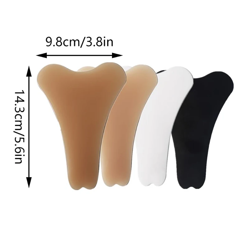 Correttore punta cammello riutilizzabile adesivo invisibile senza traccia in silicone per leggings da donna costumi da bagno Activewear copertura impermeabile