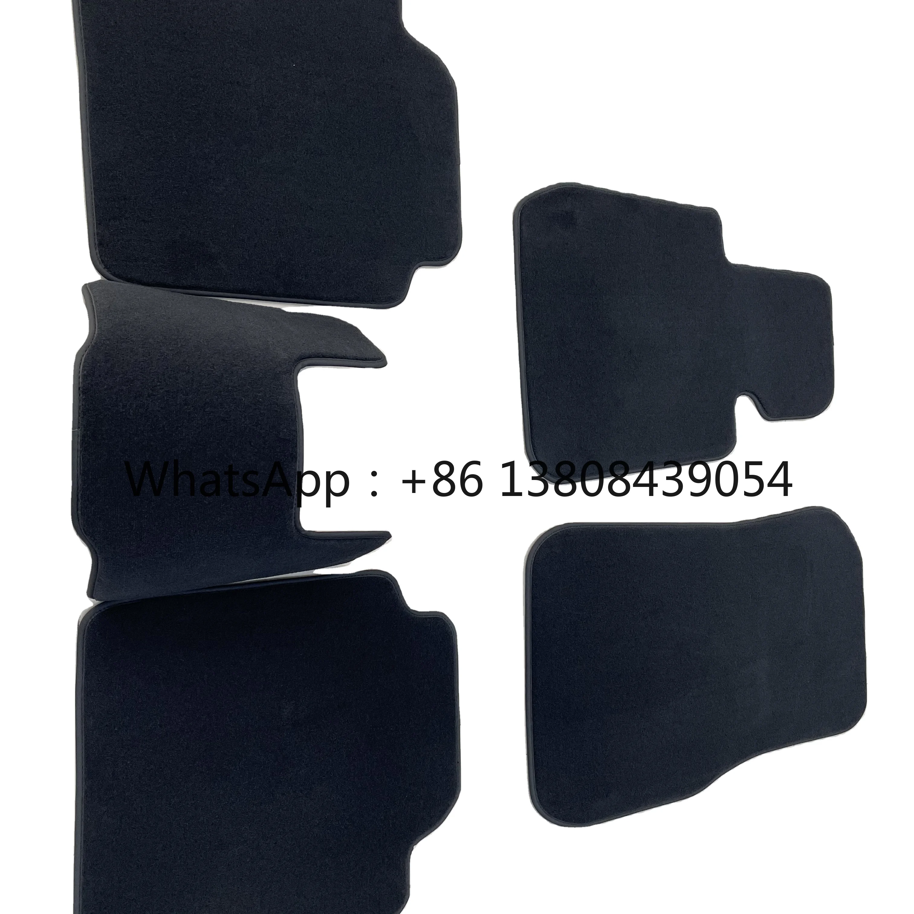 Premium Custom Fit Needle Punched Anti-Slip PA6 Nylon Full Set 12mm Thick 5-Piece Brand Car Floor Mats 3 Series Long