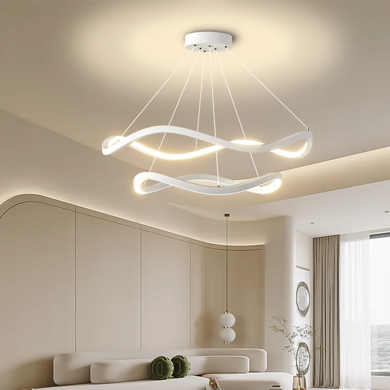 

Rings Modern Led Pendant Lights For living room Dining Room Kitchen Bedroom Home decor Hanging Pendant lamp luminaire suspendu