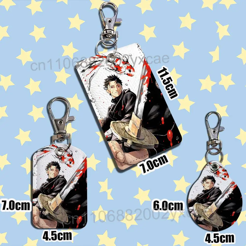 Chihiro Rokuhira Kagurabachi Card Holder With Keychain Executive Protection For Bank Credit Subway Bus Case