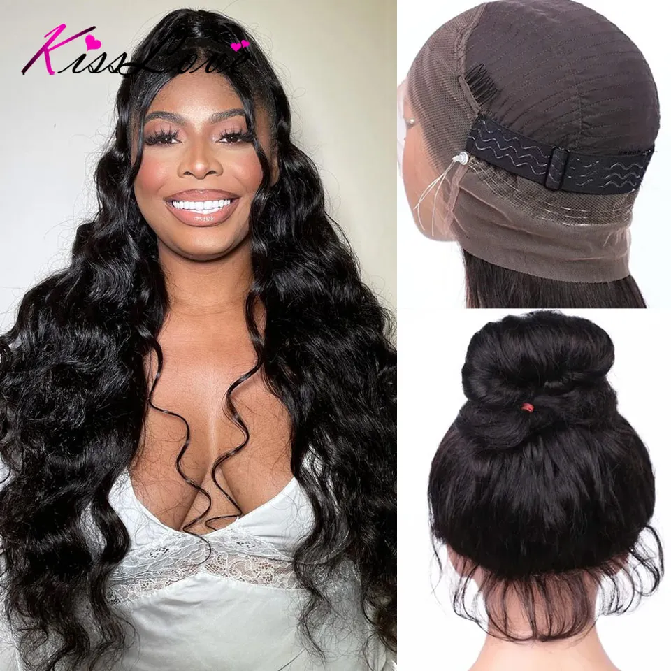 Body Wave Invisi Strap Snug Fit 360 Full Lace Wig Pre-Everything HD Transparent Lace Frontal Wig Glueless Human Hair Ready To Go