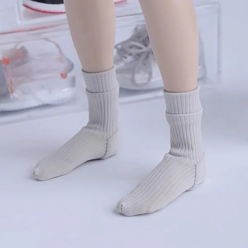 12FS013 1/6 مقياس الاتجاه الذكور/الإناث الجندي بلون منتصف الجوارب القصيرة نموذج ل 12 بوصة عمل أرقام الجسم التبعي