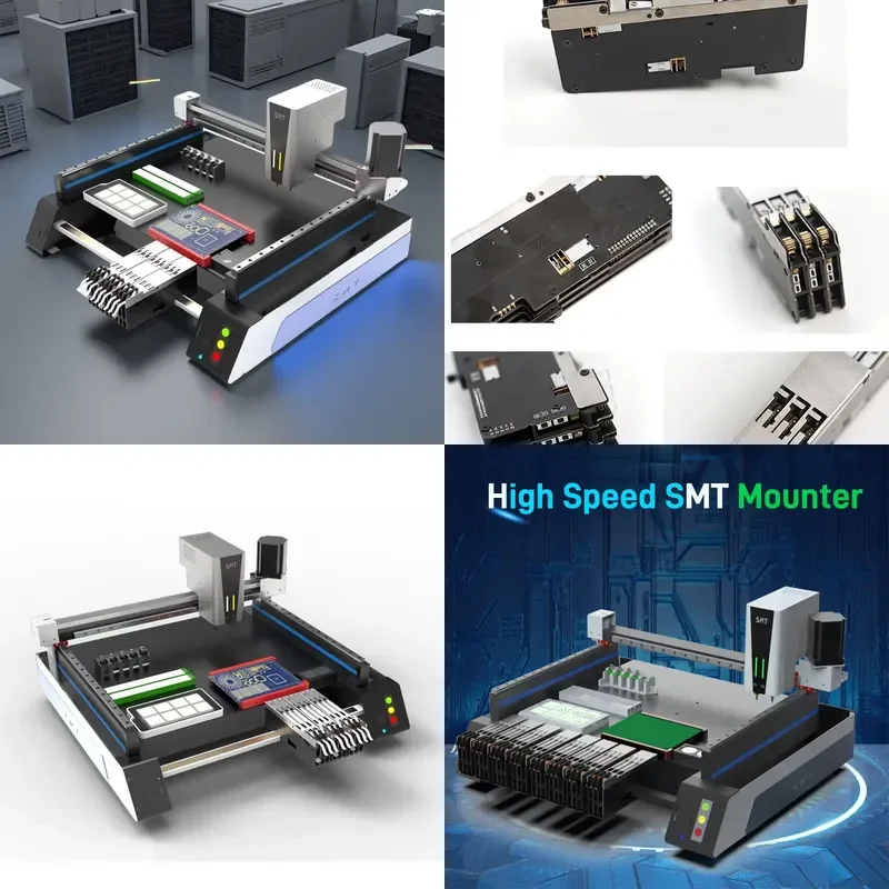 2026 V5 PRO Auto SMT Machine - 6 Nozzle Tips for SOT23 to SOP16 Components