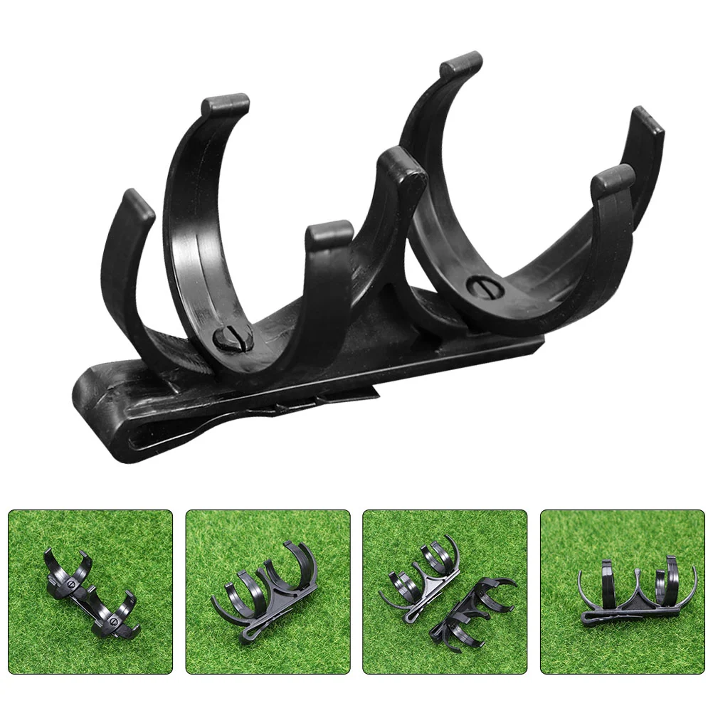 Golf Clip Training Aids for Golfs Portable Balls Retriever Clips Tool Rotatable Holder Clamps Folding Holders