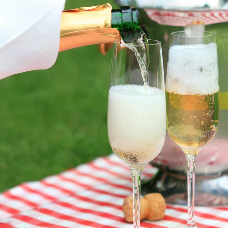 150ml Disposable Wine Cups Plastic Champagne Flutes Sparkling Champagne Bar Cups Weddings Home Party Cocktail Red Wine Goblet