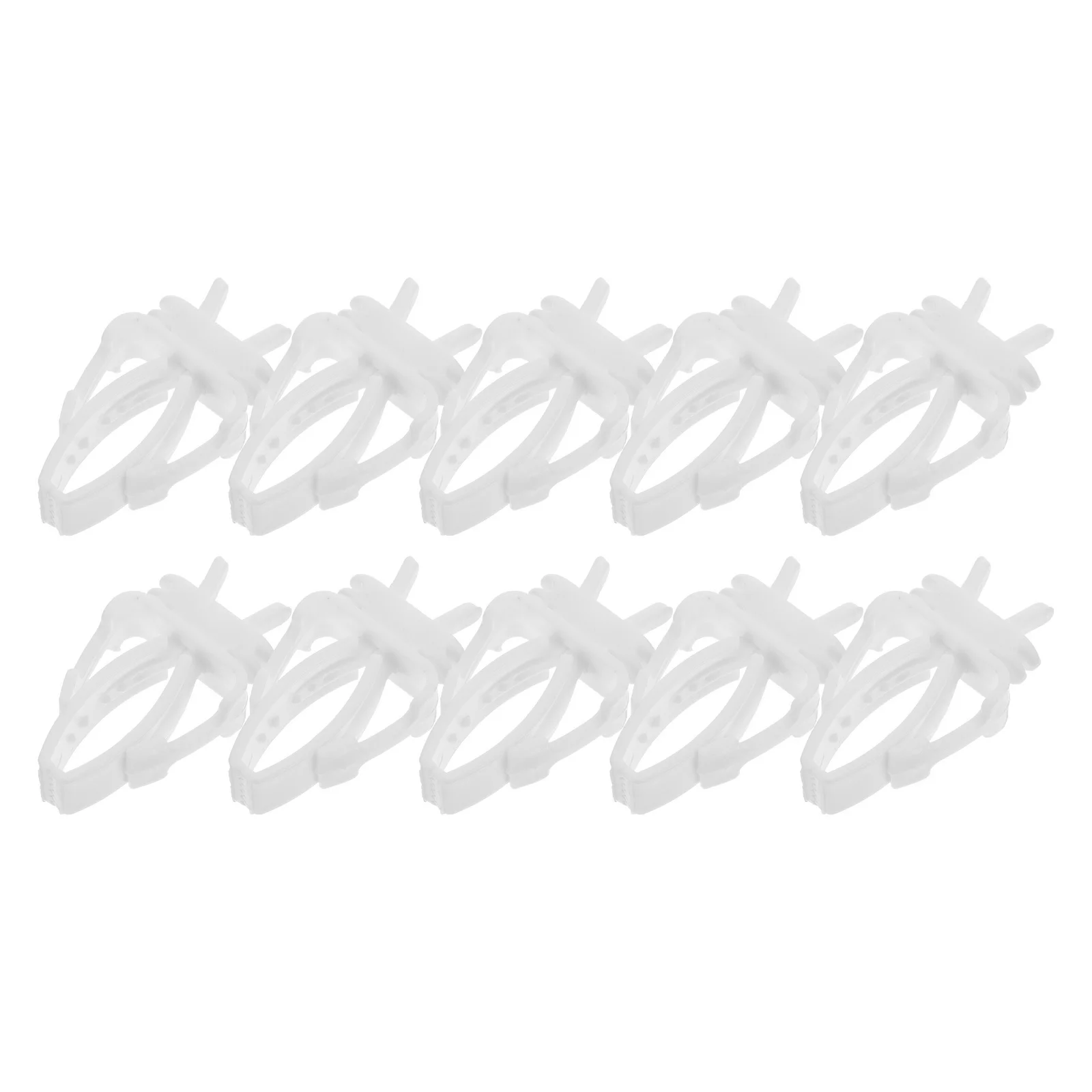 

10Pcs Bird Cage Vegetable Clamps Durable Food Clips Easy Install Parrot Food Fixing Clips Bird Feeding Tools Feeding Clip