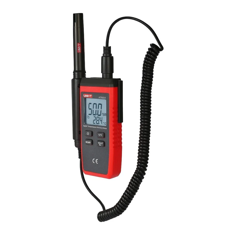 Black Split Thermometer Hygrometer Split Type Temperature Humidity Tester Temperature Instrument UT333S Sensor Tool