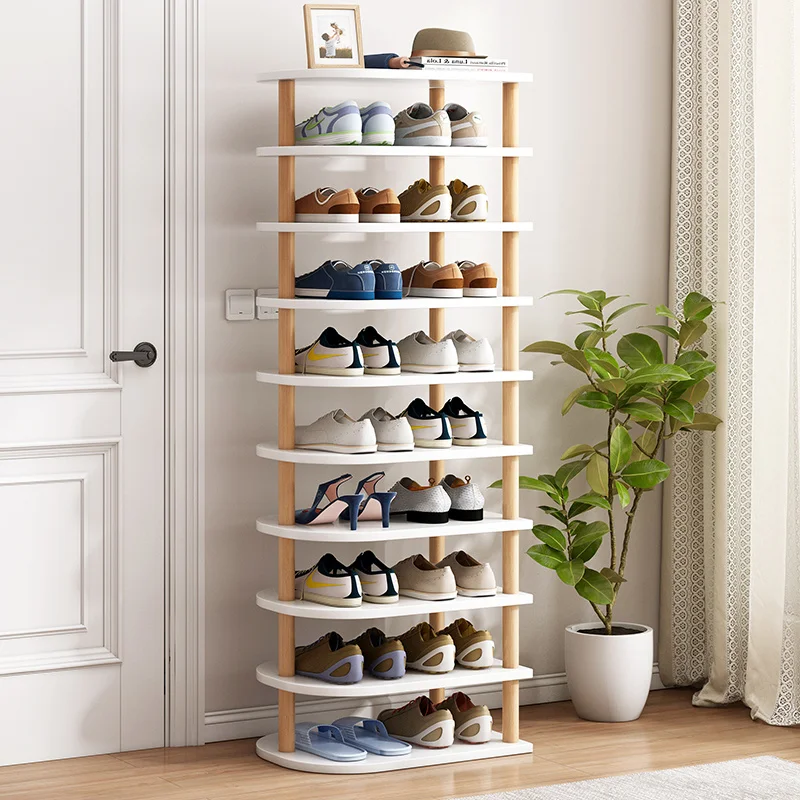 Custom Shoe Rack Home Entrance Multi-layer Simple Storage Rack Indoor Organizer New 2025 Hot-Selling Narrow Shoe Cabinet
