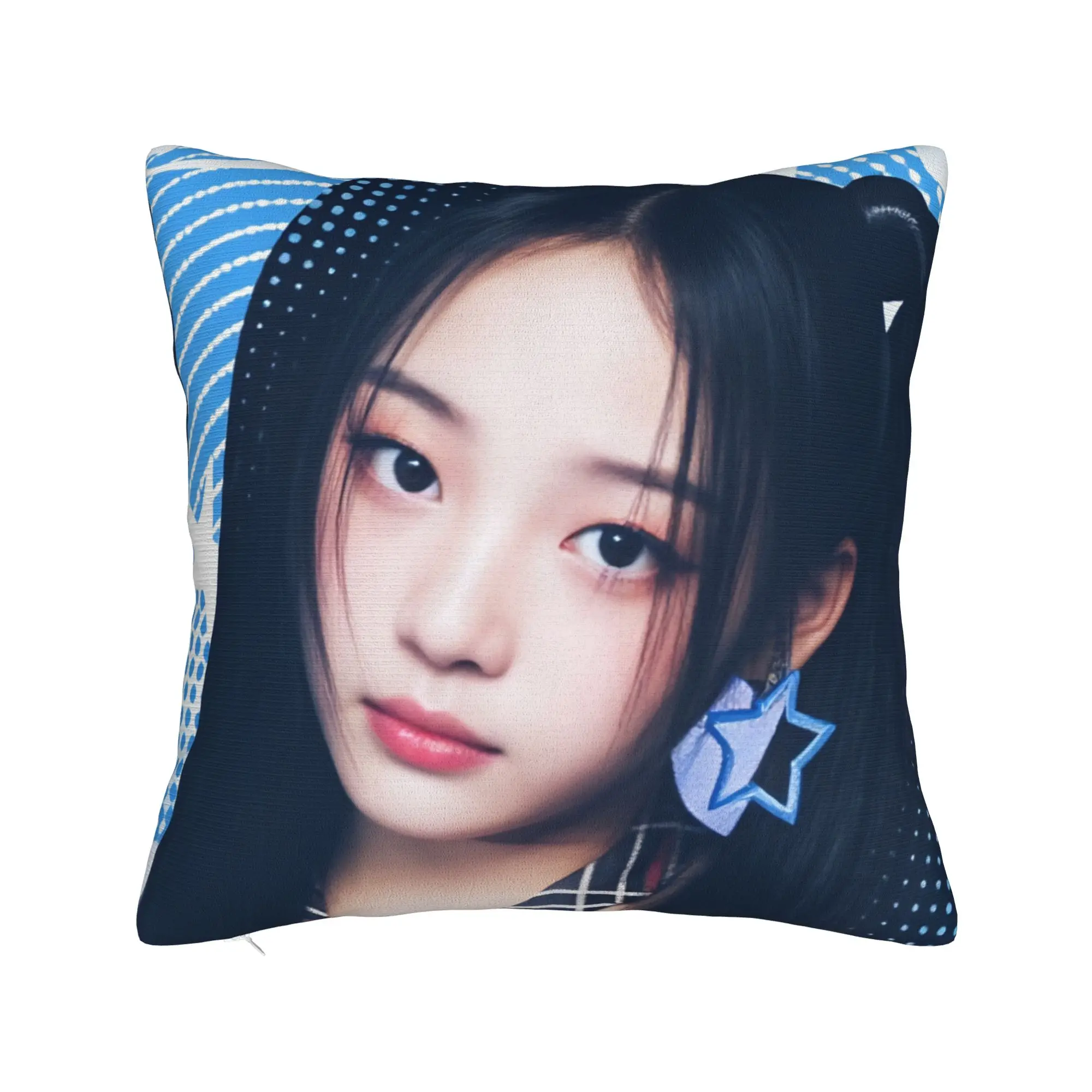 Pillow Cover Kpop Girl Minji Bunnies Art  Morden Pillow Case For Sofa Car Home Decor Pillowcases
