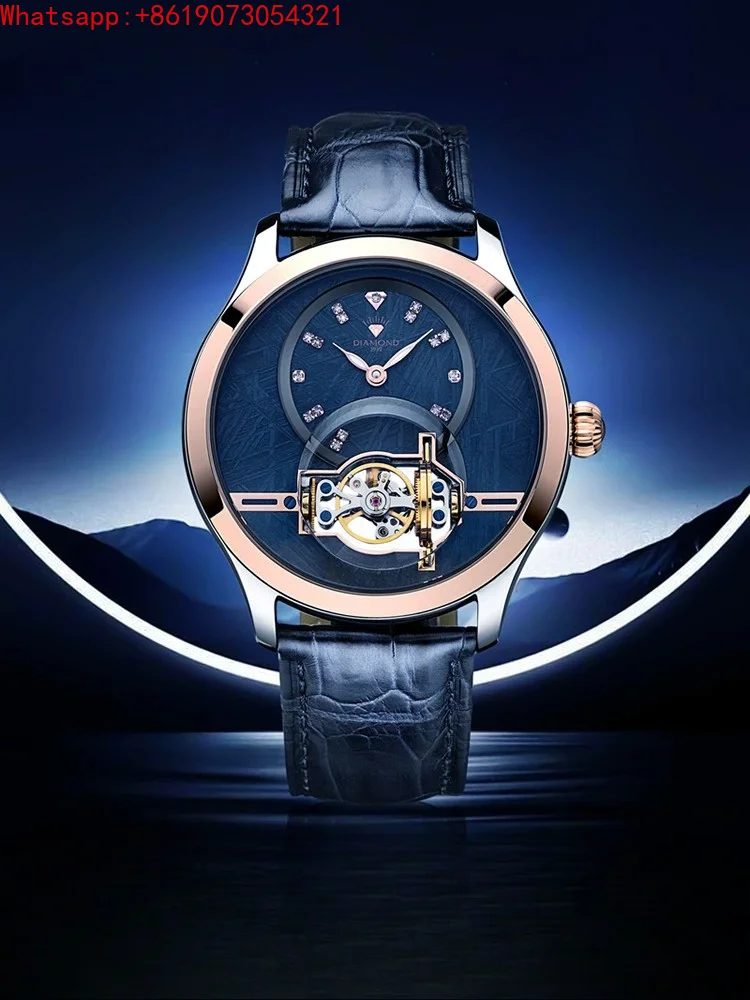 Emperor Qin Shi Huang 3D Tourbillon Mechanical Men's Watch Light Luxury Fashion Style Watch Men's P302