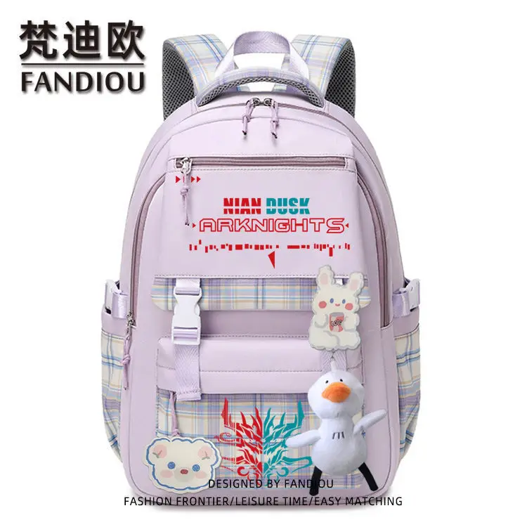 

Arknights Large Capacity Simple Casual Unisex Backpack Fashion Trendy Primary And Secondary School Student B
