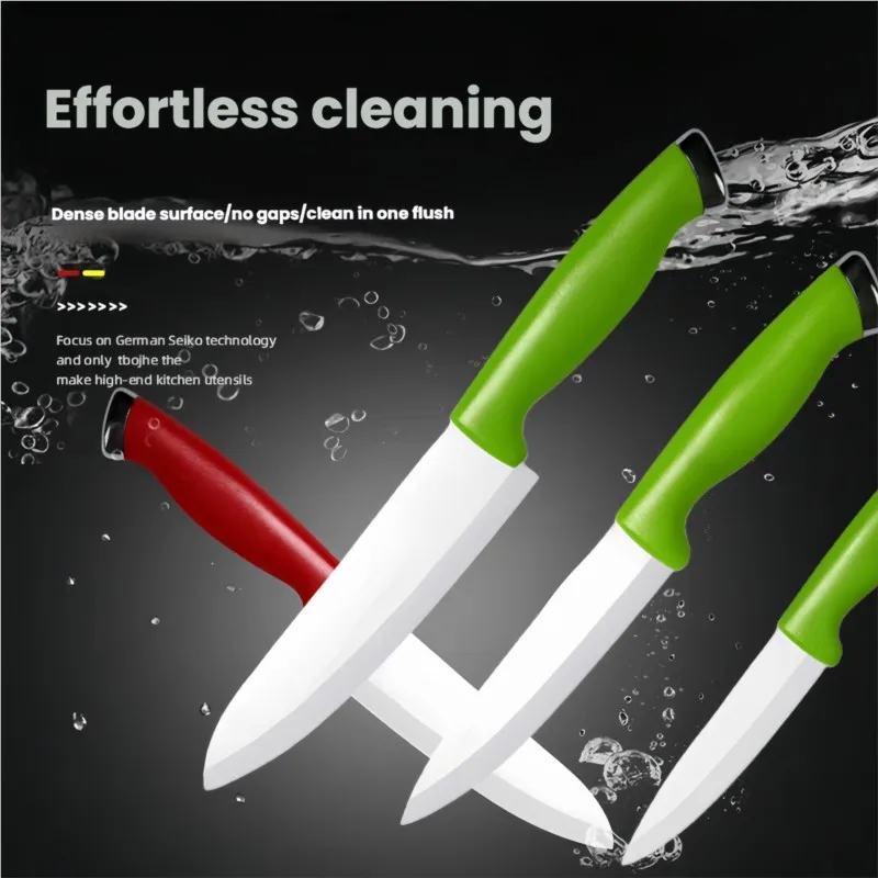 سكين سيراميك 4 5 6 بوصة السكاكين مجموعة المطبخ شفرة بيضاء الشيف فائدة تقطيع الخضار تقطيع سكاكين السيراميك اكسسوارات المطبخ