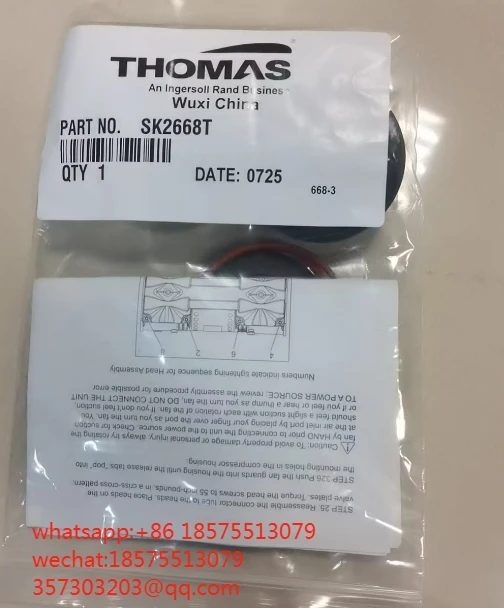 

For THOMAS SK2668T PEAK claind Series Air Pump Compressor Diaphragm Repair Kit 1 piece