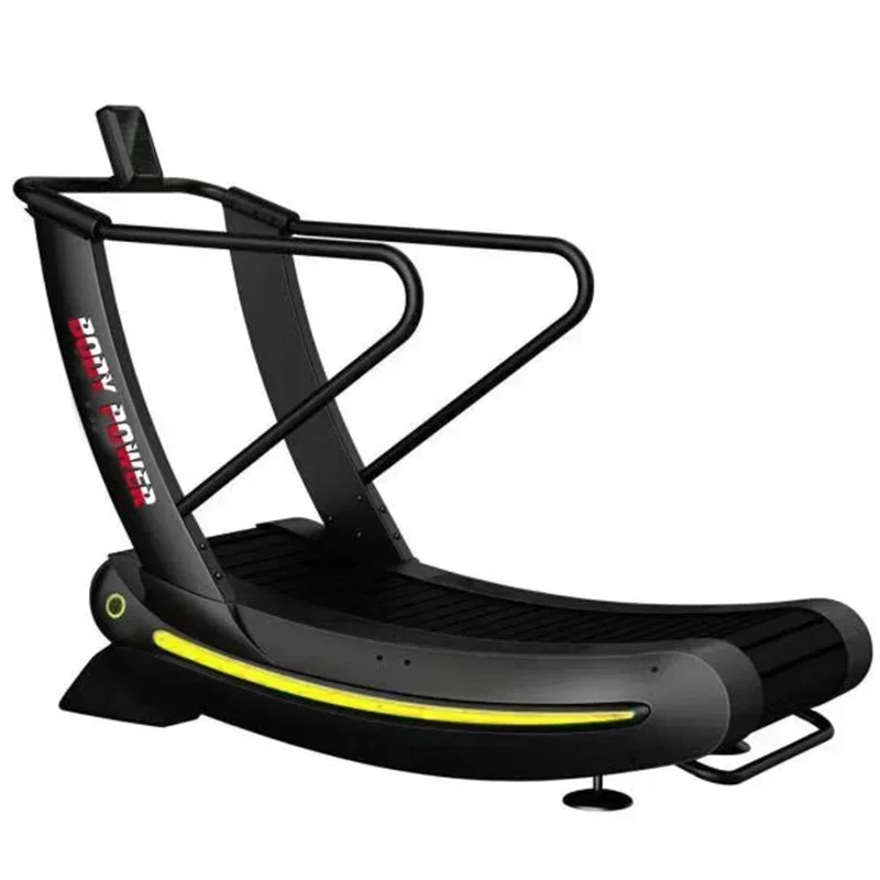 Popular and low-priced YG-T009-2 Best commercial hot seller gym equipment fitness of nylon  belt curve treadmill