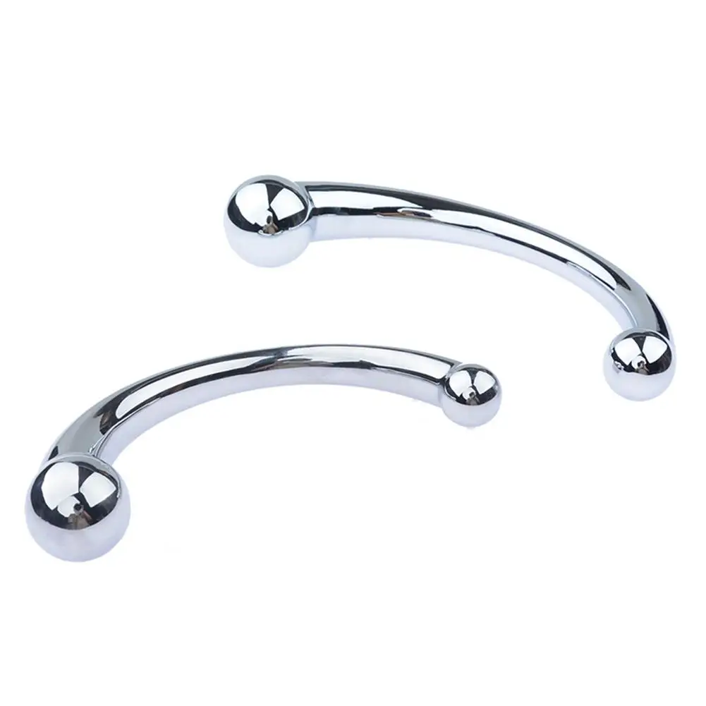 Stainless Steel Anal Sex Toys G spot Wand Butt Massage Stick Metal Penis P-Spot Stimulator Anal Plug Dildo Sex Toys for Women