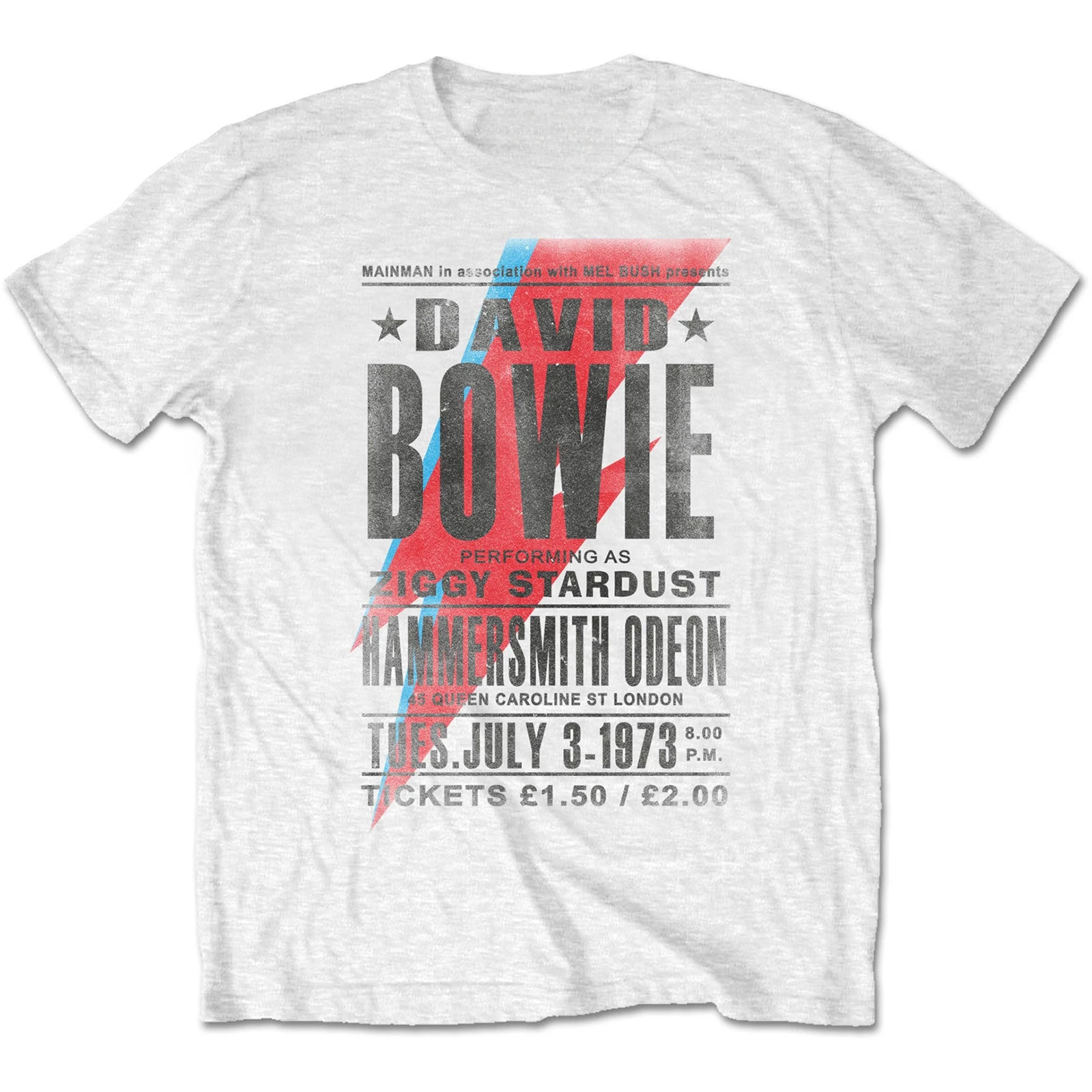 David Bowie Hammersmith Odeon Band T-Shirt Cotton Graphic Tee Men Women Summer Streetwear