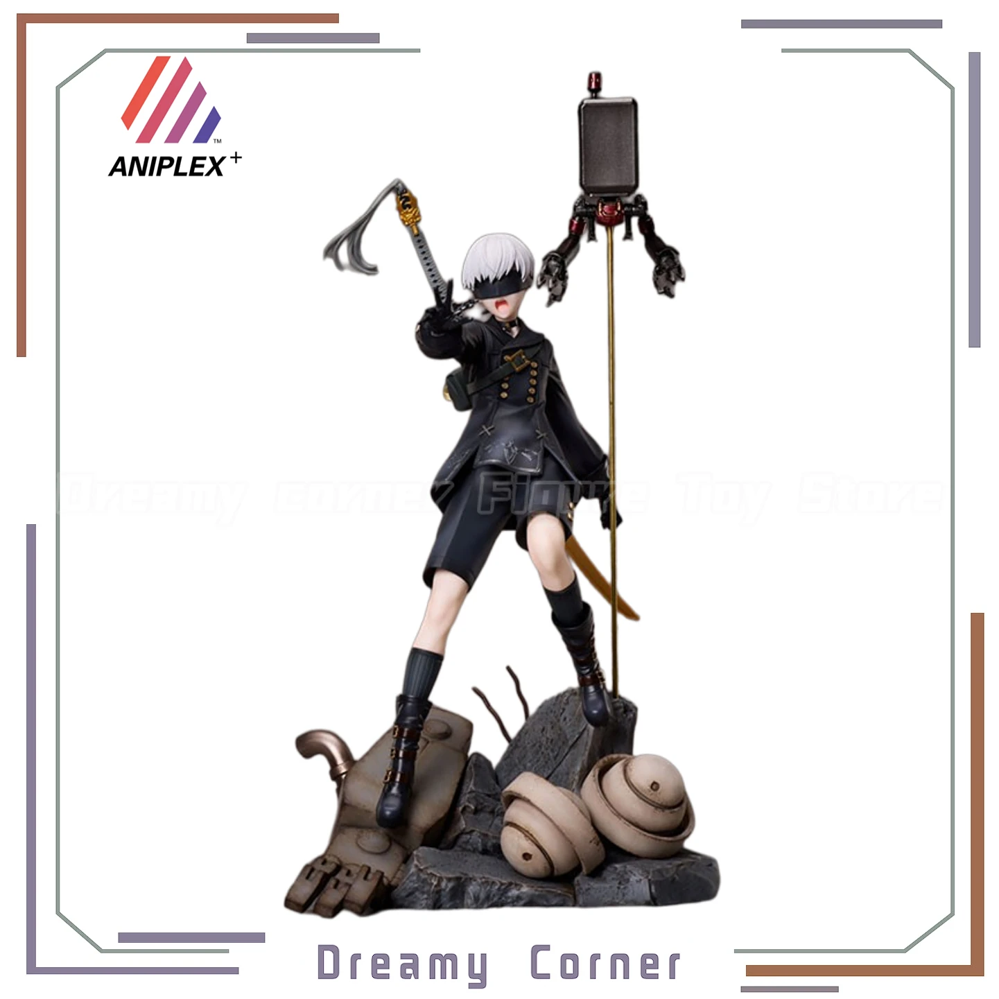 

【In Stock】Original ANIPLEX+ NieR: Automata Ver.1.1a 9S Figure Ornaments Toys