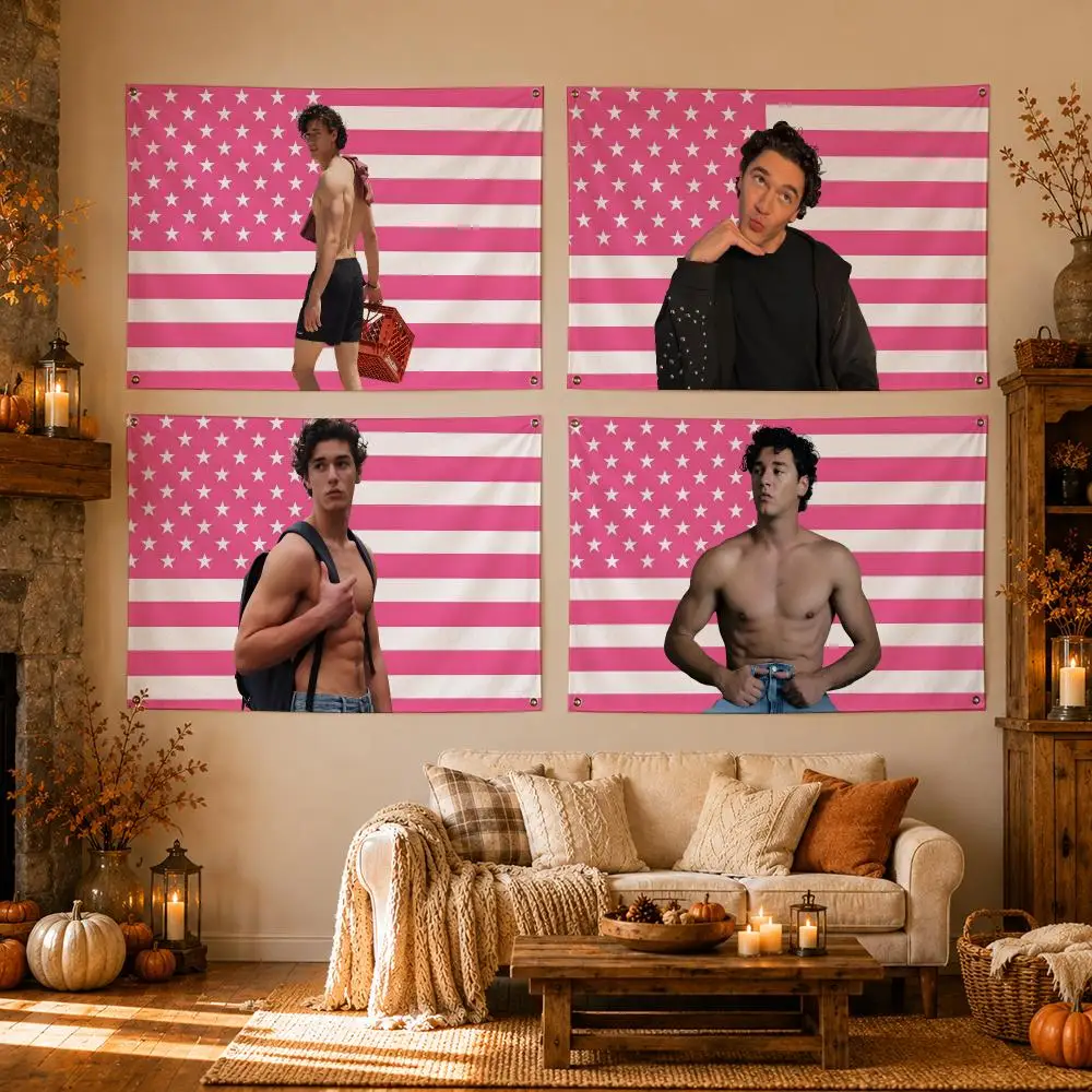 Novel Garrett Graham Flags Flags for Room, Bedroom, Home, Outdoor, Wall Hanging, Concert Print, Art Banner