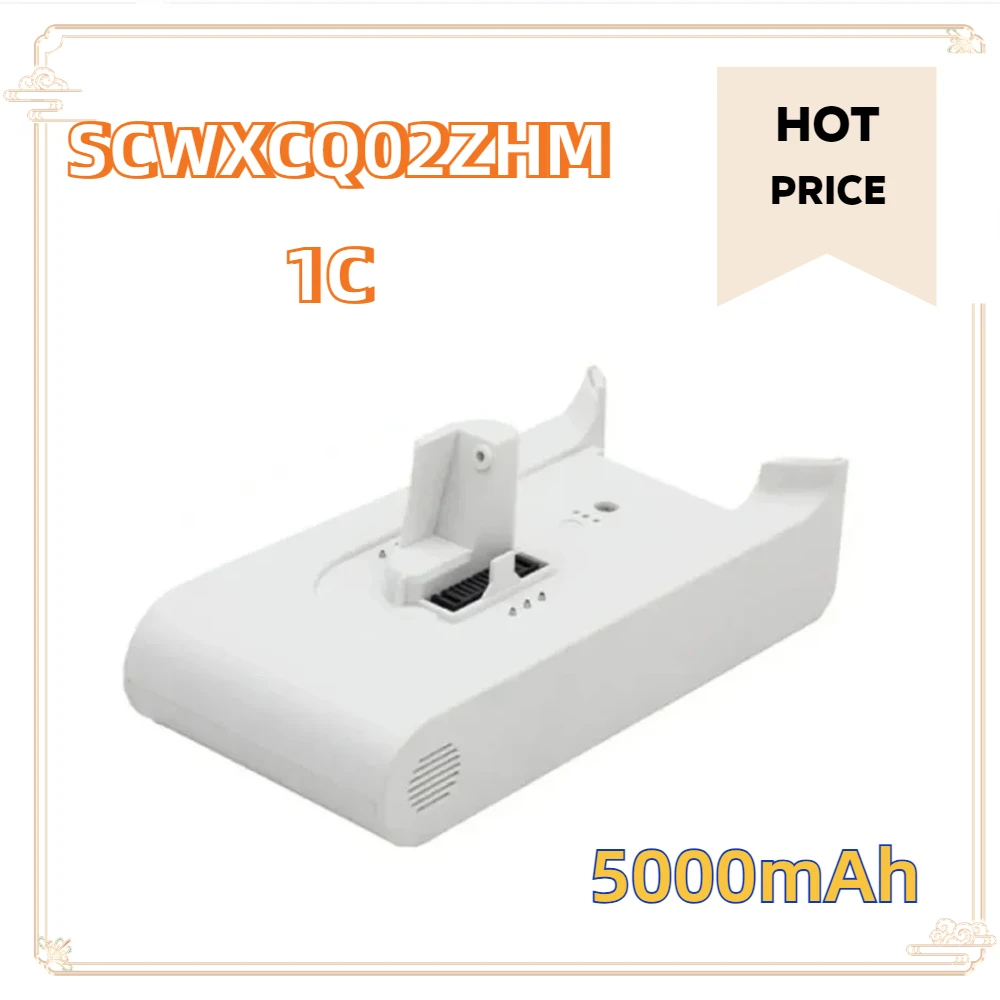 

For Xiaomi Handheld Cordless Vacuum Cleaner Accessories 1C SCWXCQ02ZHM Vacuum Cleaner Replacement Battery Back 5000mAh