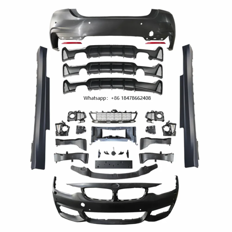 

2025 Car Accessories M Sport Style Body Kit Car Bumpers Front Lip Rear Diffuser Side Skirts for F32 Body Kit M Tech Car Part