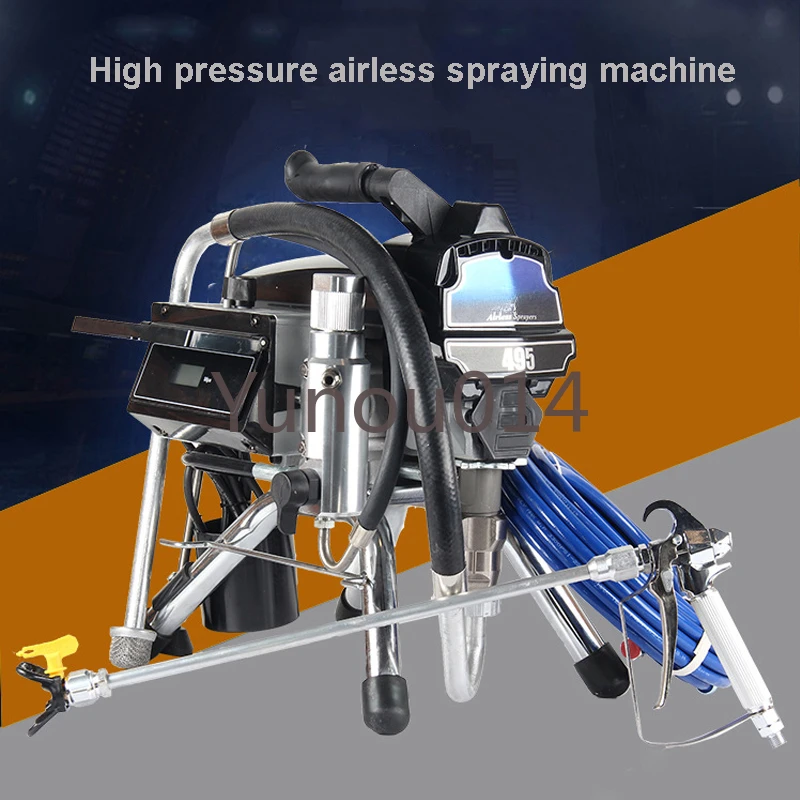 High-Pressure Airless Spraying Machine, Professional Airless Spray Gun, Paint Sprayer, 395 & 495 Painting Machine, 2800W, 3500W