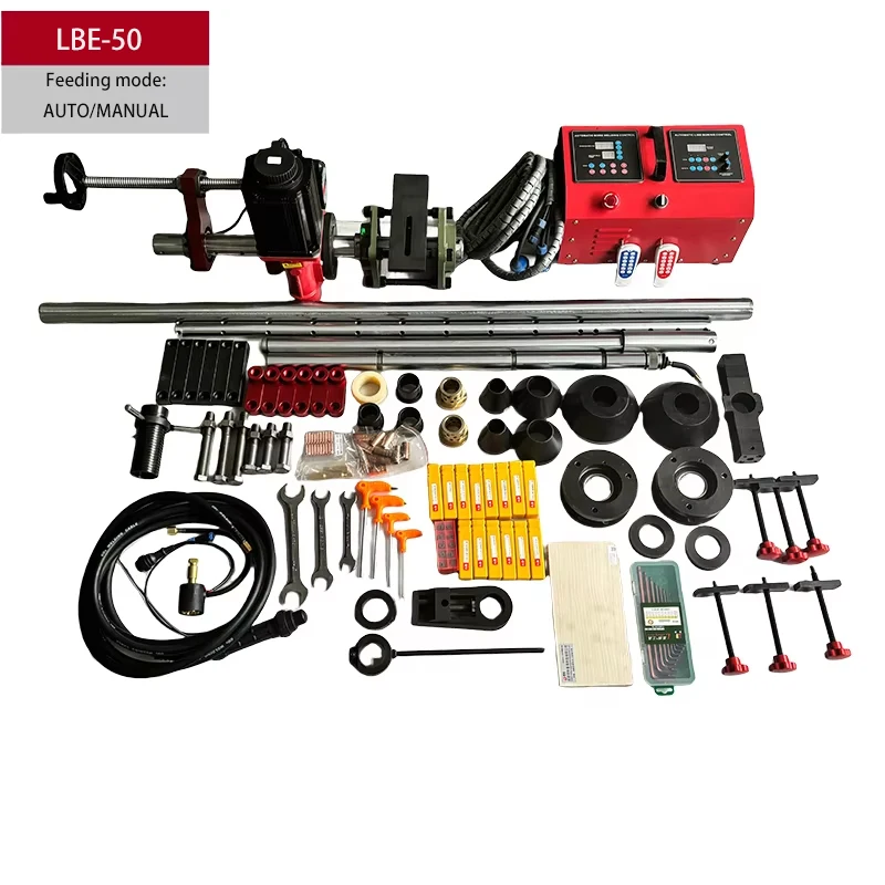 Multi-function Portable Automatic Line Boring Welding Machine Lathe Boring Option 40-300mm for Onsite Excavator Hole Repair