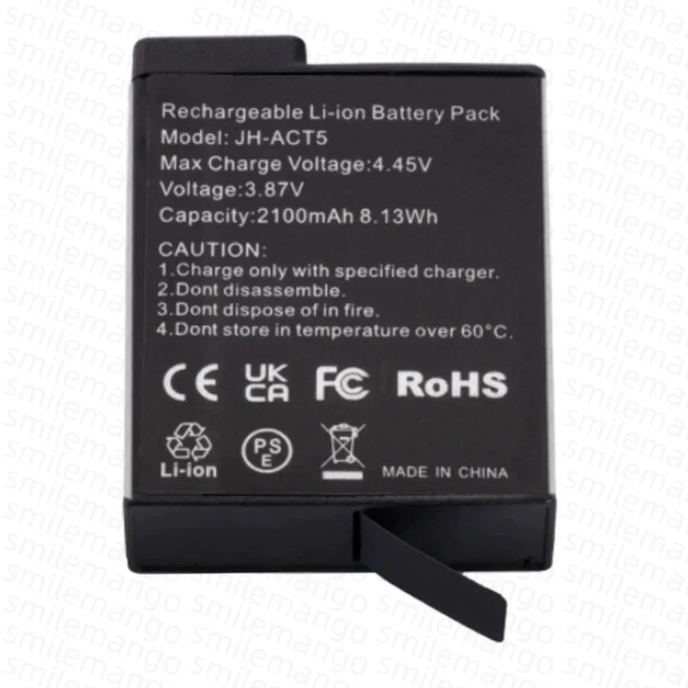 Battery for DJI Osmo Action 5 Pro Camera Batteries 3 Slots Fast Charger  Battery for Osmo Action 3 4 5 Pro Accessories
