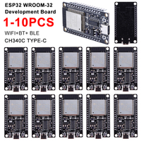 10pc ESP32 Development Board WiFi+Bluetooth Ultra-Low Power Consumption Dual Core ESP-32S ESP32-WROOM-32D ESP32-WROOM-32U ESP 32