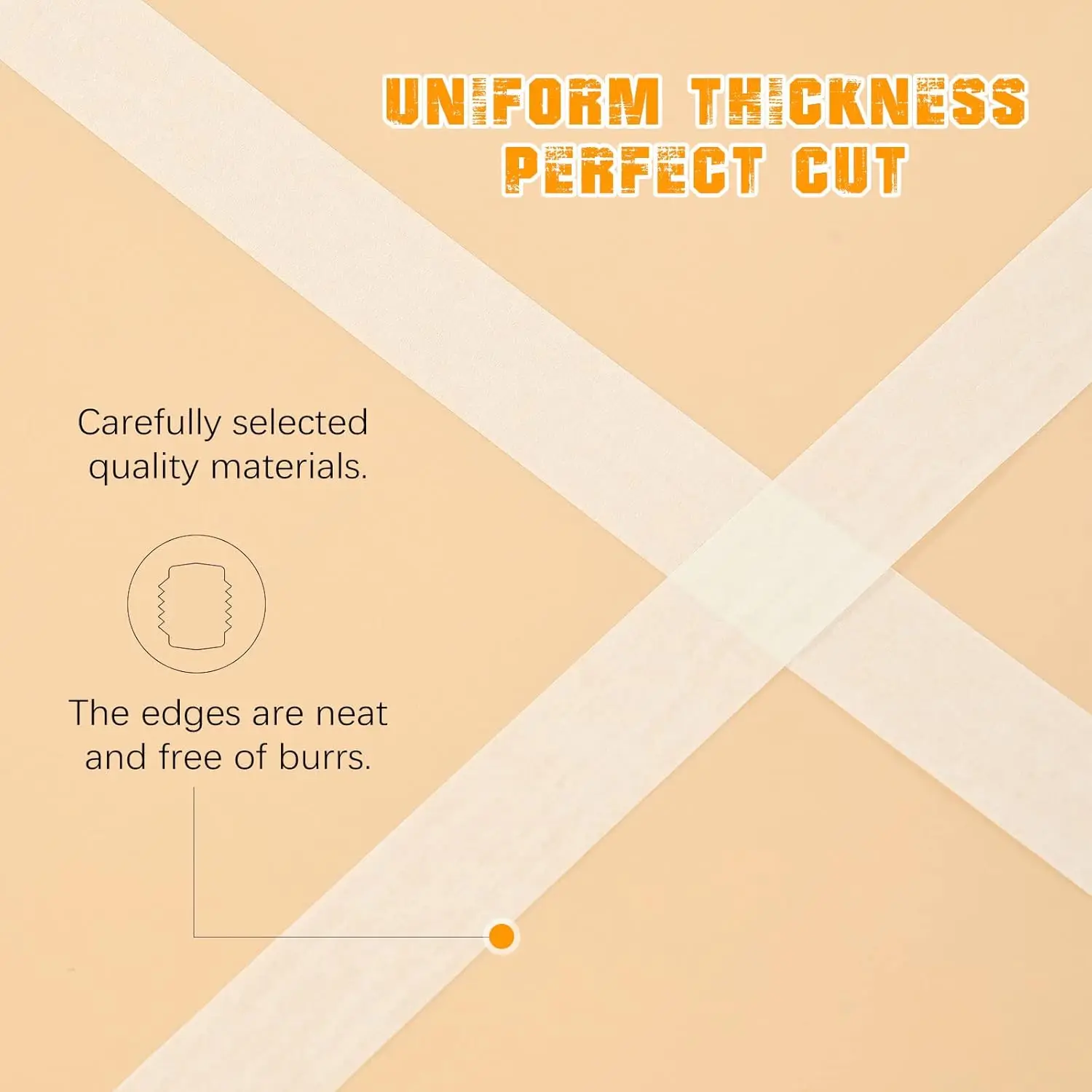 Nastro per mascheratura a bassa viscosità Nastro adesivo bianco su un solo lato Carta crespa per forniture per schizzi di pittura a olio