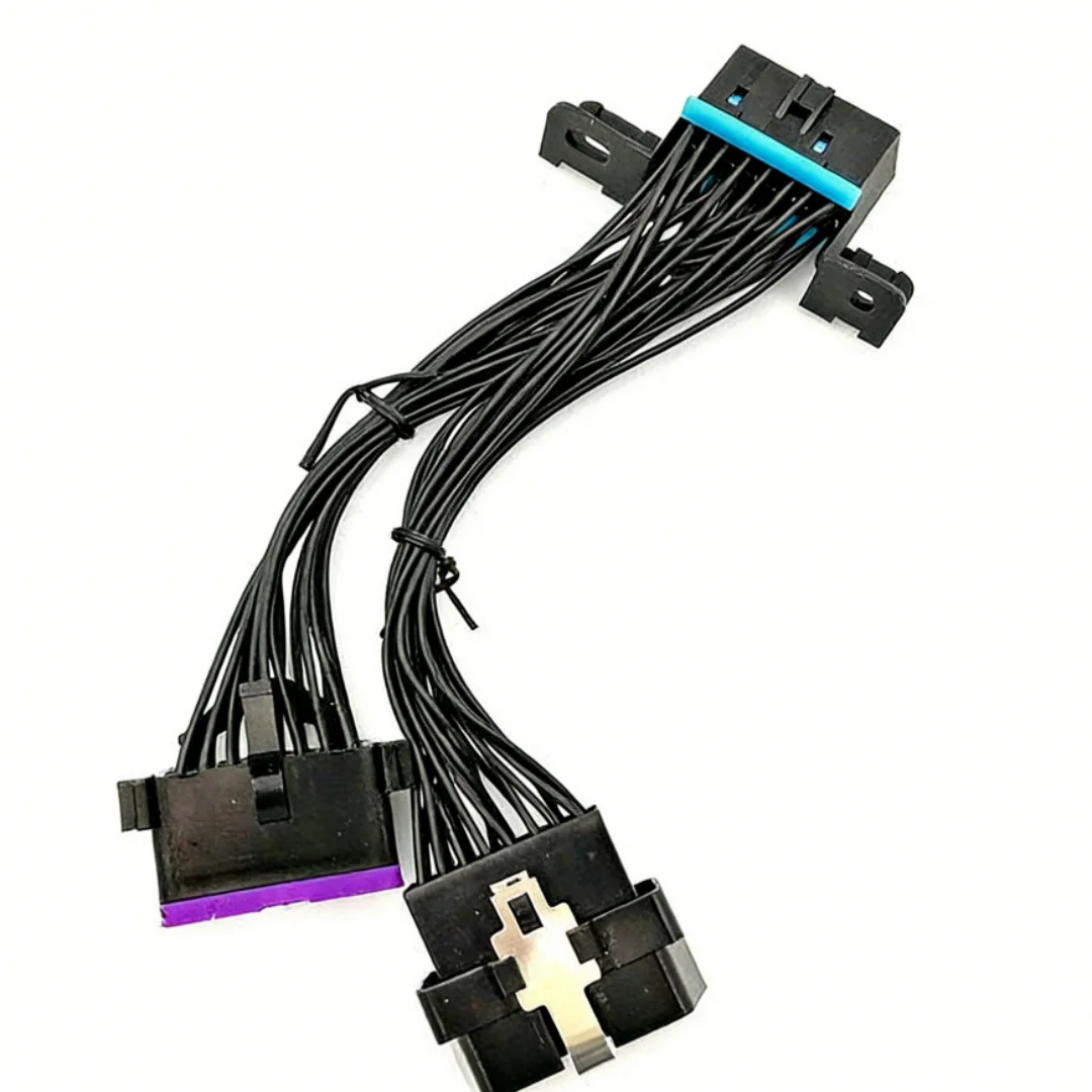 Special OBD2 Y Splitter Cable for Buick & Audi, Mountable 1 to 2 OBD-II Extension Connector Adapter