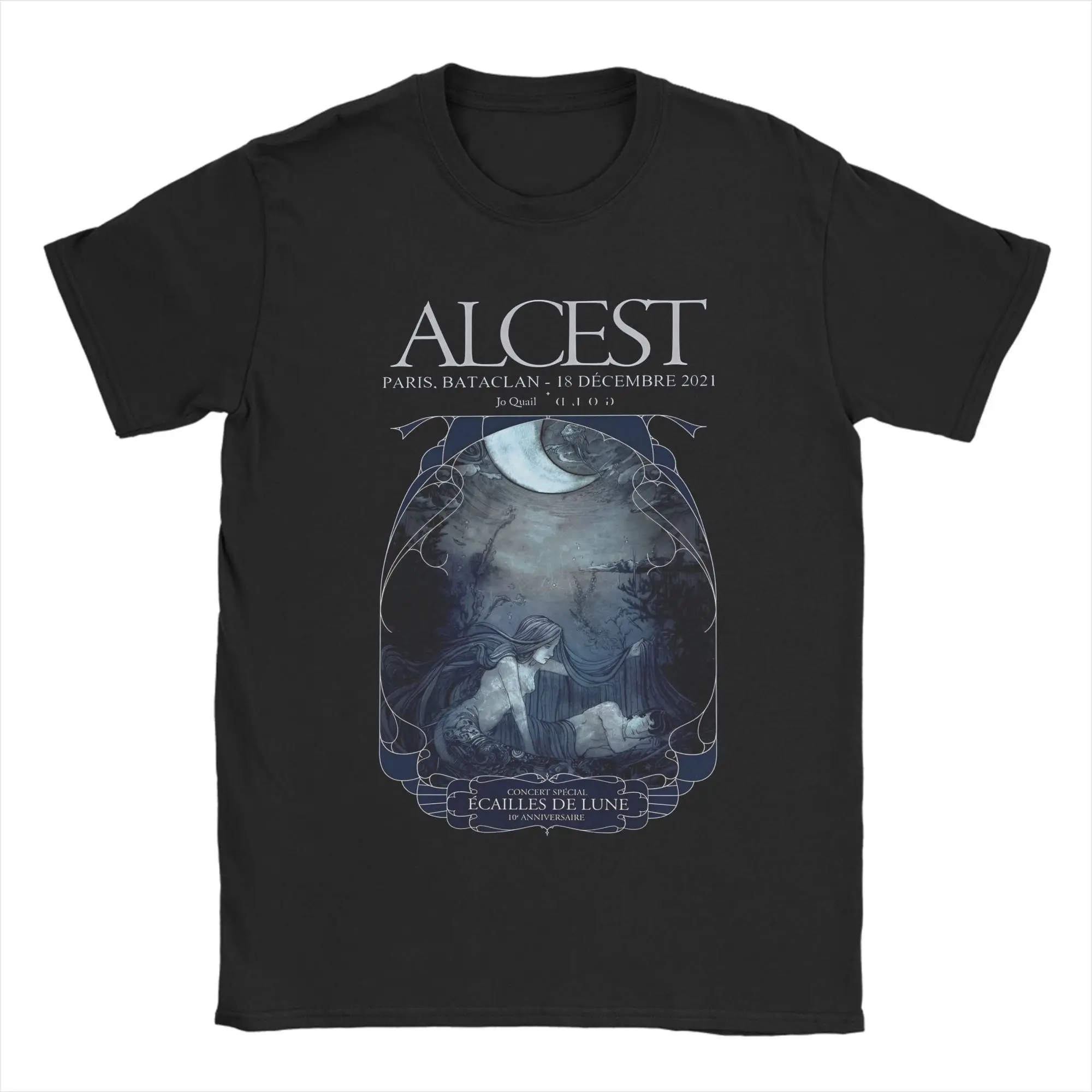 

Men's French ALCEST Band T Shirts Pure Cotton Clothing Vintage Short Sleeve O Neck Tees Plus Size T-Shirt