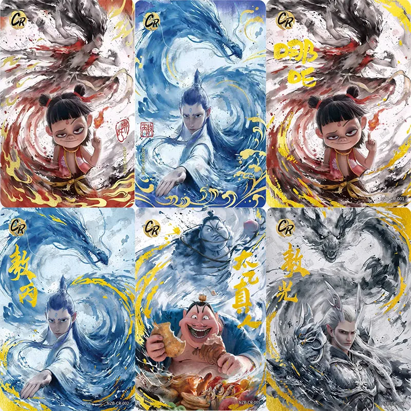 

Оригинальные коллекционные карточки KAYOU Ne Zha Spirit Flame Pack Vol.1: редкая карта CR Hidden Rare Ao Bing (одиночная)