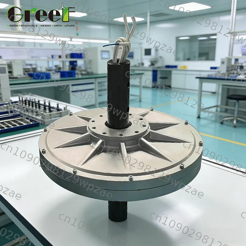 1kw 2kw 5kw Low Start Coreless Disc Axis Permanent Magnet Alternator Motor for Vertical Wind Turbine