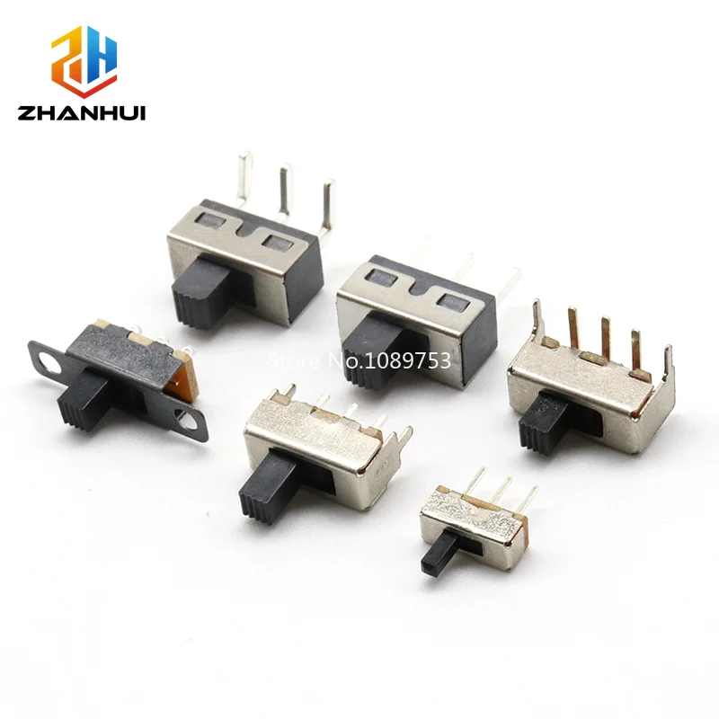 10Pcs 2 Position SPST & 3 Position SPDT Mini Slide Switch, Micro Toggle Switch for Electronics