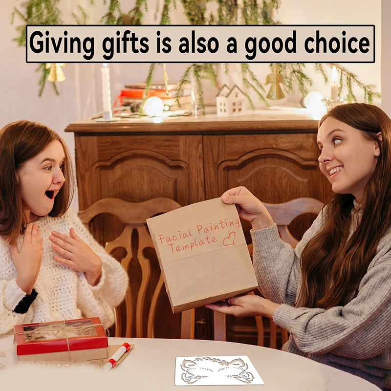 16, трафарет для рисования лица, новый набор масок, сделай сам, детские граффити, ручная роспись, вспомогательные средства, трафареты для татуировок, сценическая вечеринка, праздничный макияж