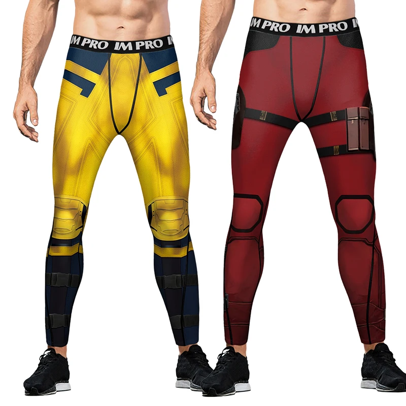 Karneval Heros Cosplay Hosen Kompression Trainingshose Superheld Wolf 3D Gedruckt Trainingshose Kostüme Fitness Joggings