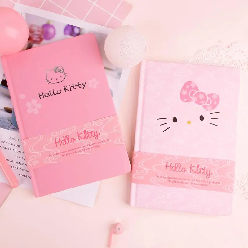 helloKitty Hello Kitty notebook waterproof leather creative small fresh note diary