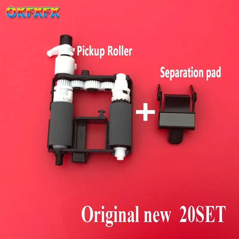 20set JC93-00525A JC93-00524A Pickup Roller Separation Pad For Samsung ML2160 ML2165 SCX3400 SCX3405 M2020 M2021 M2022 M2070