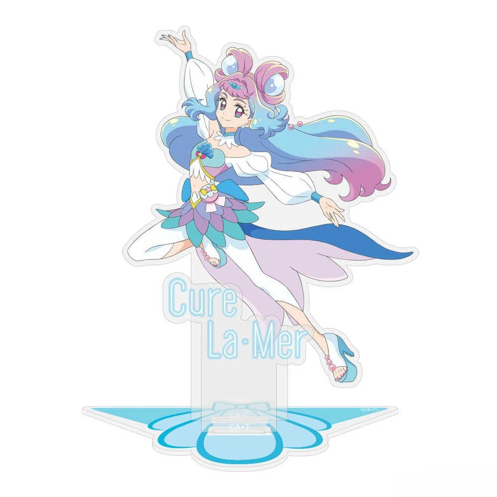 Fans Gifts Popular Anime Game Precure Pretty Cure La Mer doppio inserimento supporto acrilico HD Figure Model accessori circa 15cm