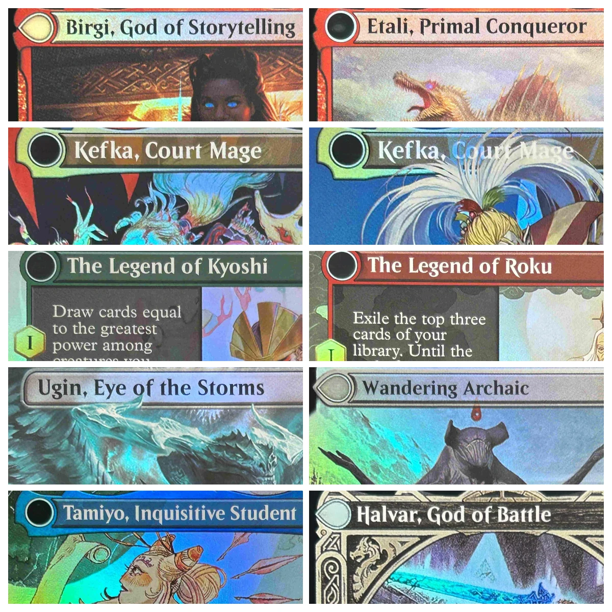 LK26 Double Side Foil Legendary Creature Enchantment High-Quality TCG Proxy Cards