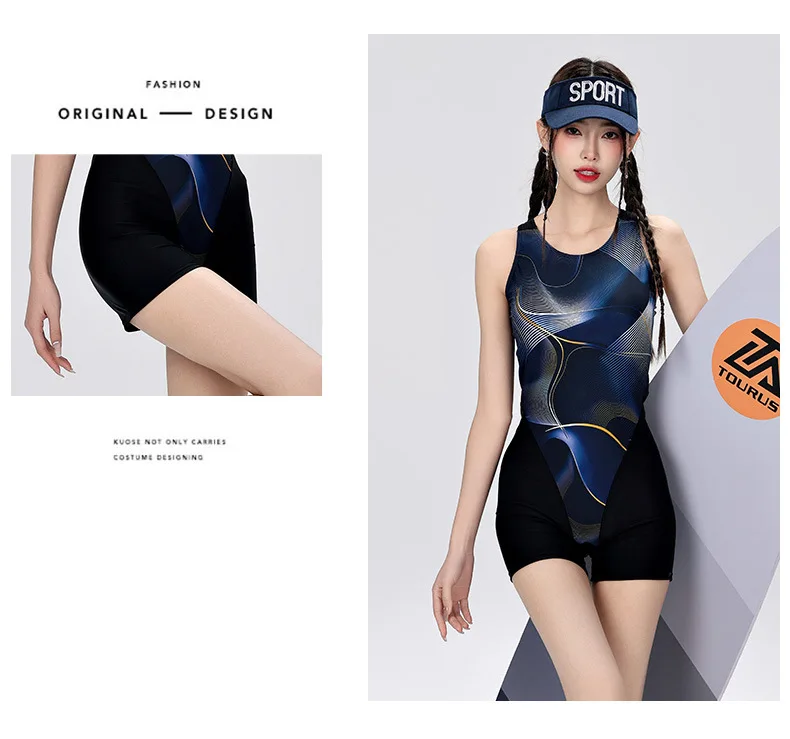 

Women Sexy Professional Quick-Dry Water Sports Beach Surfing SwimWear One Piece WaterProof Athletic Bathing Paded SwimSuit