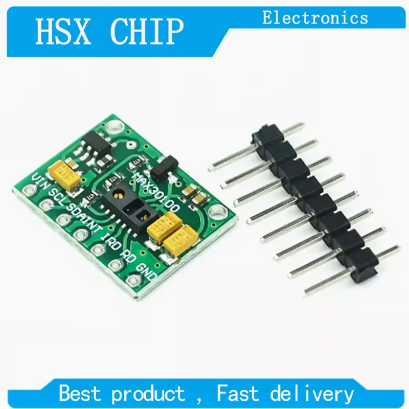 MAX30100 Heart Rate Sensor Module Pluse Detection Blood Oxygen Concentration Test For Arduino