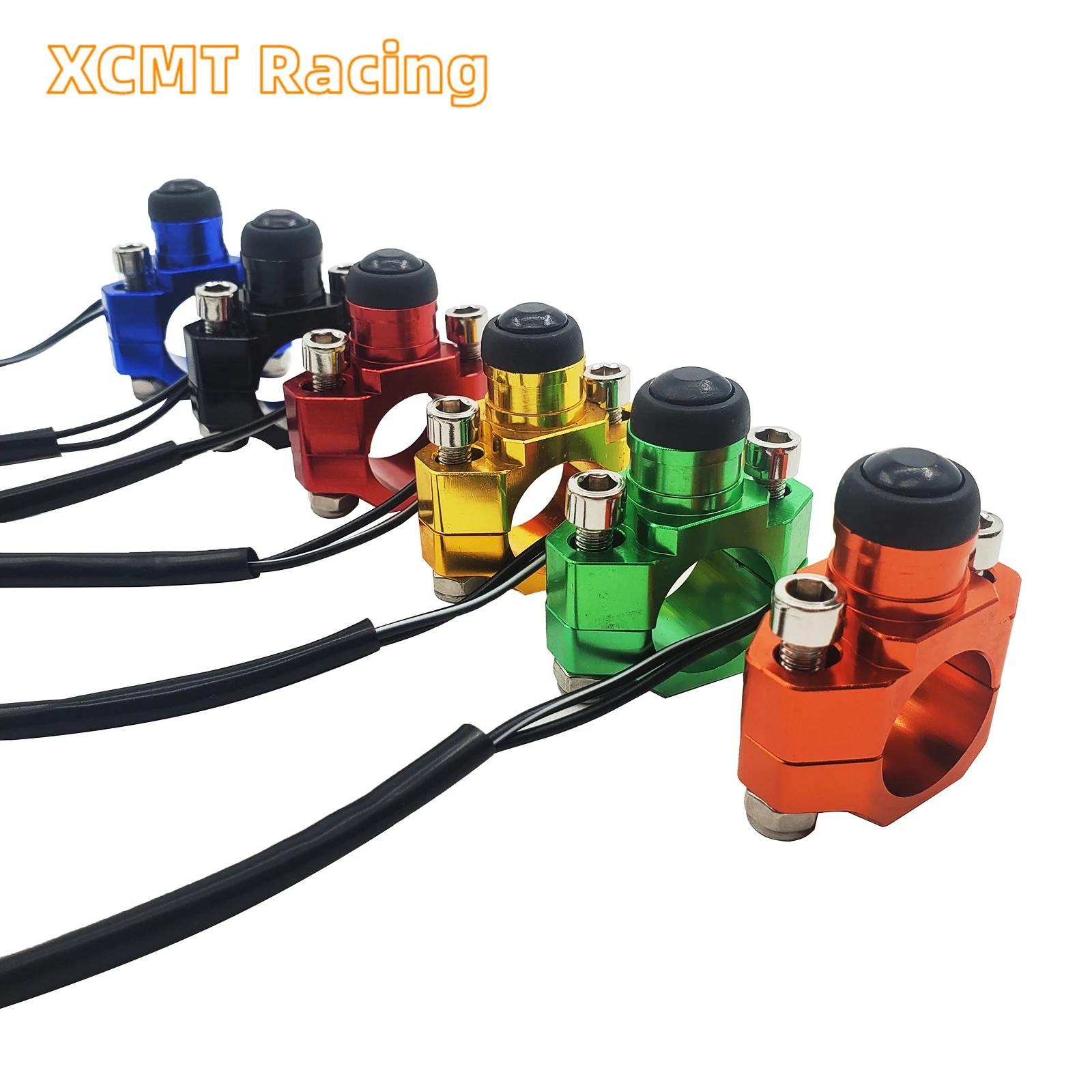 

Universal Motorcycle Stop Start Kill Switch Button With Rotating Bar Clamp For KTM EXC EXCF XC-F XCW SX SXF TPI Six Days 125-500