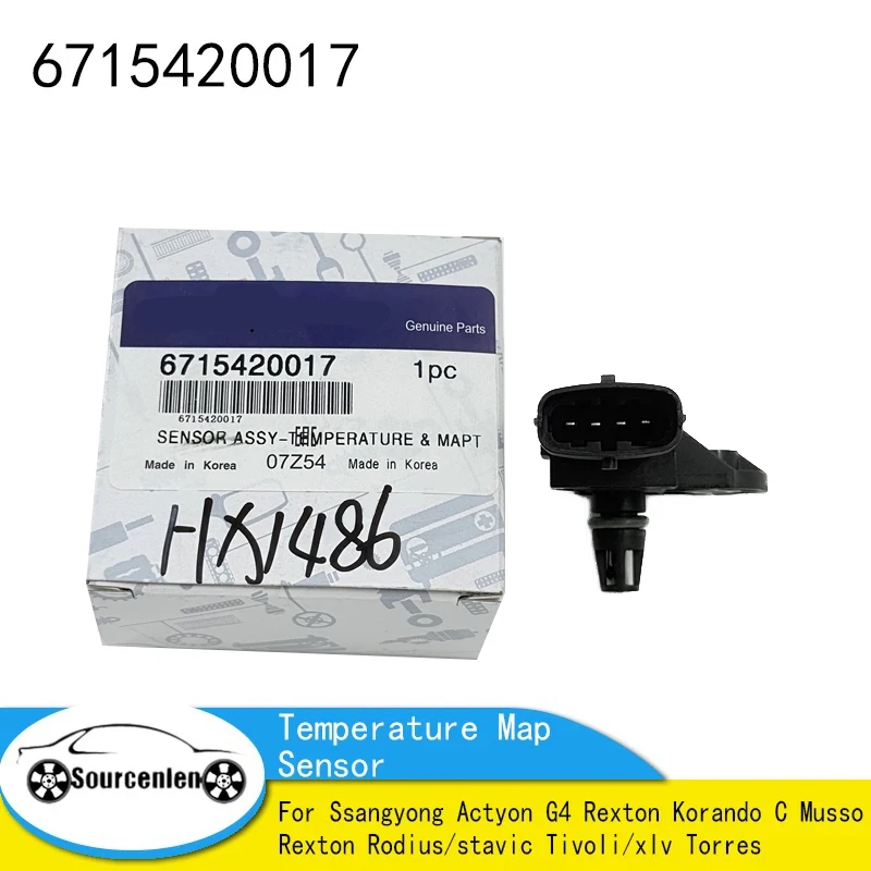 

Temperature Map Sensor For Ssangyong Actyon G4 Rexton Korando C Musso Rexton Rodius/stavic Tivoli/xlv Torres 6715420017