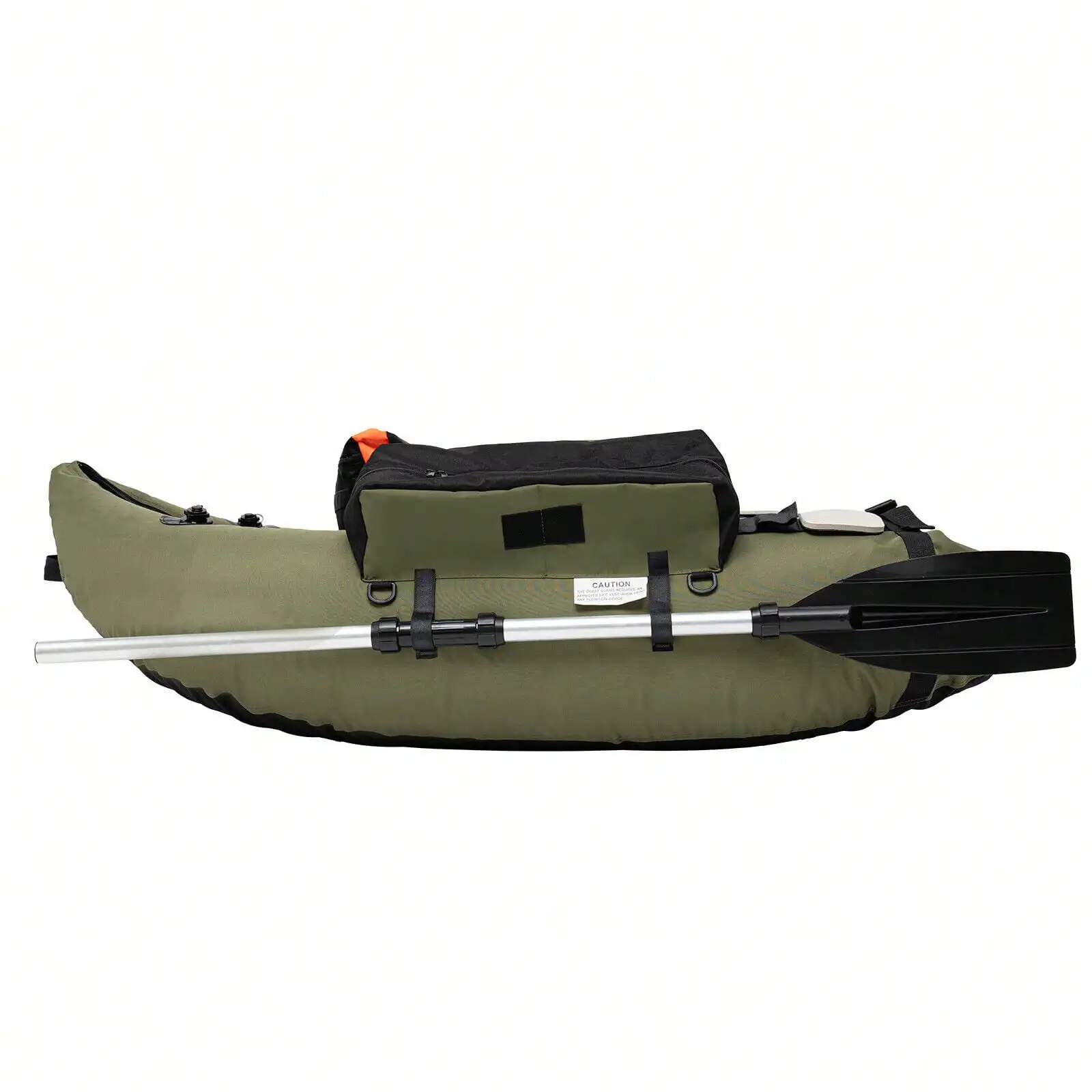 แพเรือตกปลาพองแบบพกพาพร้อมพนักพิงปรับได้กีฬาเรือกลางแจ้งสำหรับตกปลาตั้งแคมป์กิจกรรมทางน้ำ