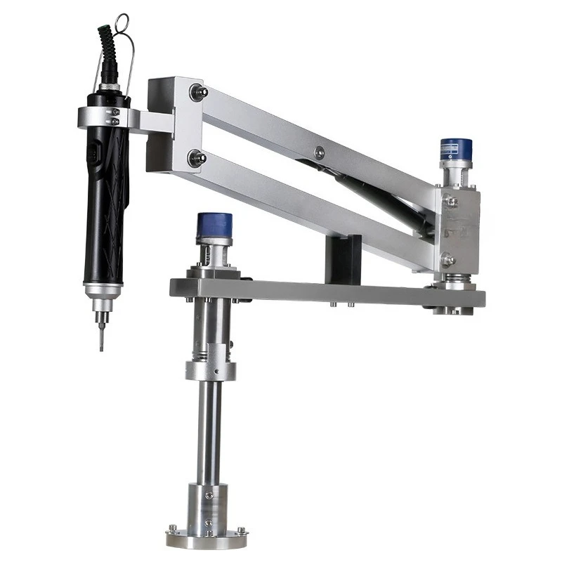 Positioning system balance arm, smart lock screw fixture